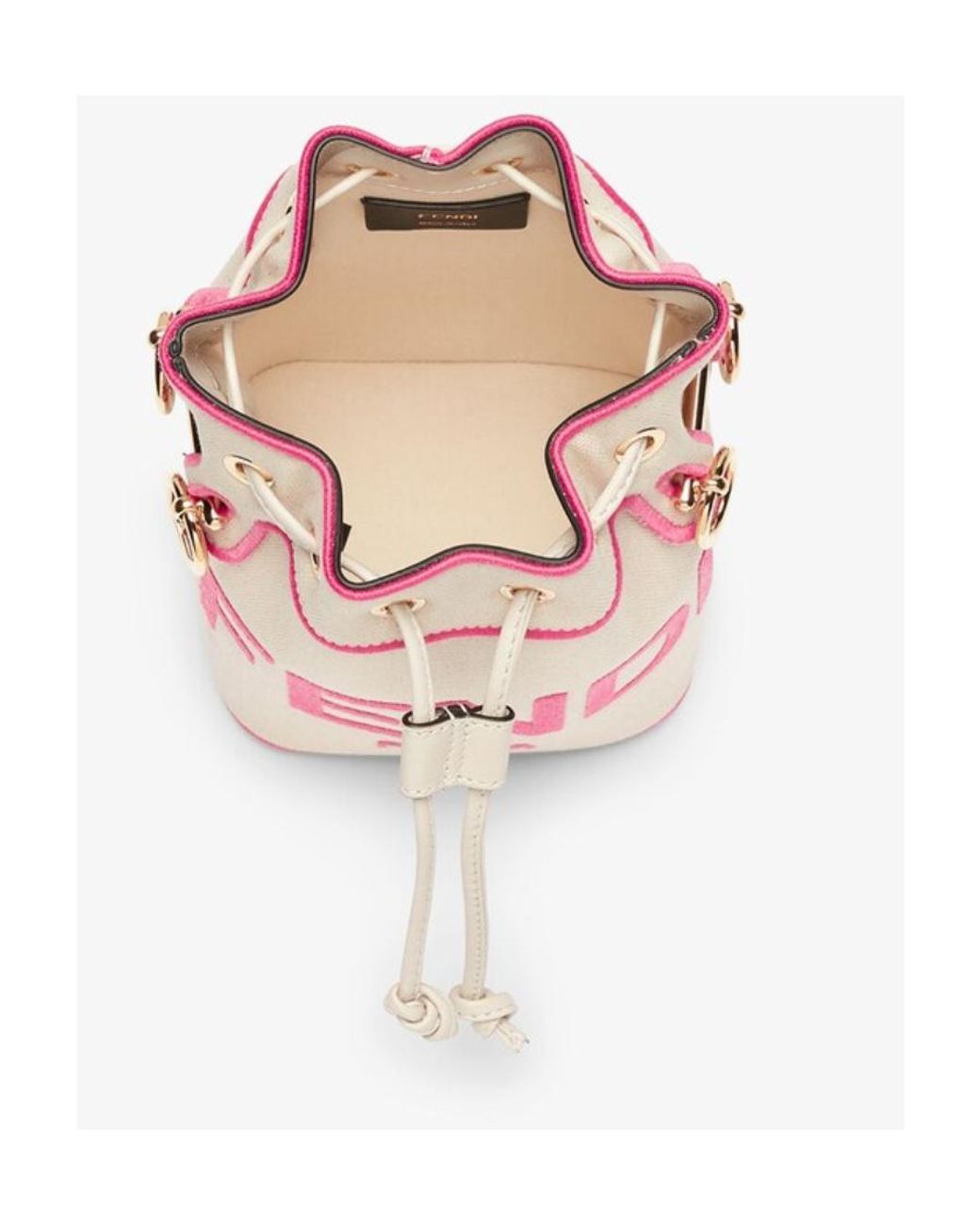 Fendi Pink Small Mon Tresor Bucket Bag