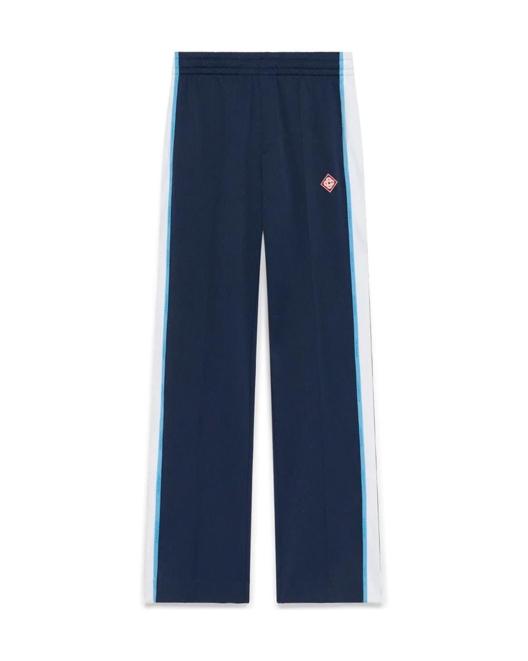 Casablanca Blue Logo Patch Sweatpants for men
