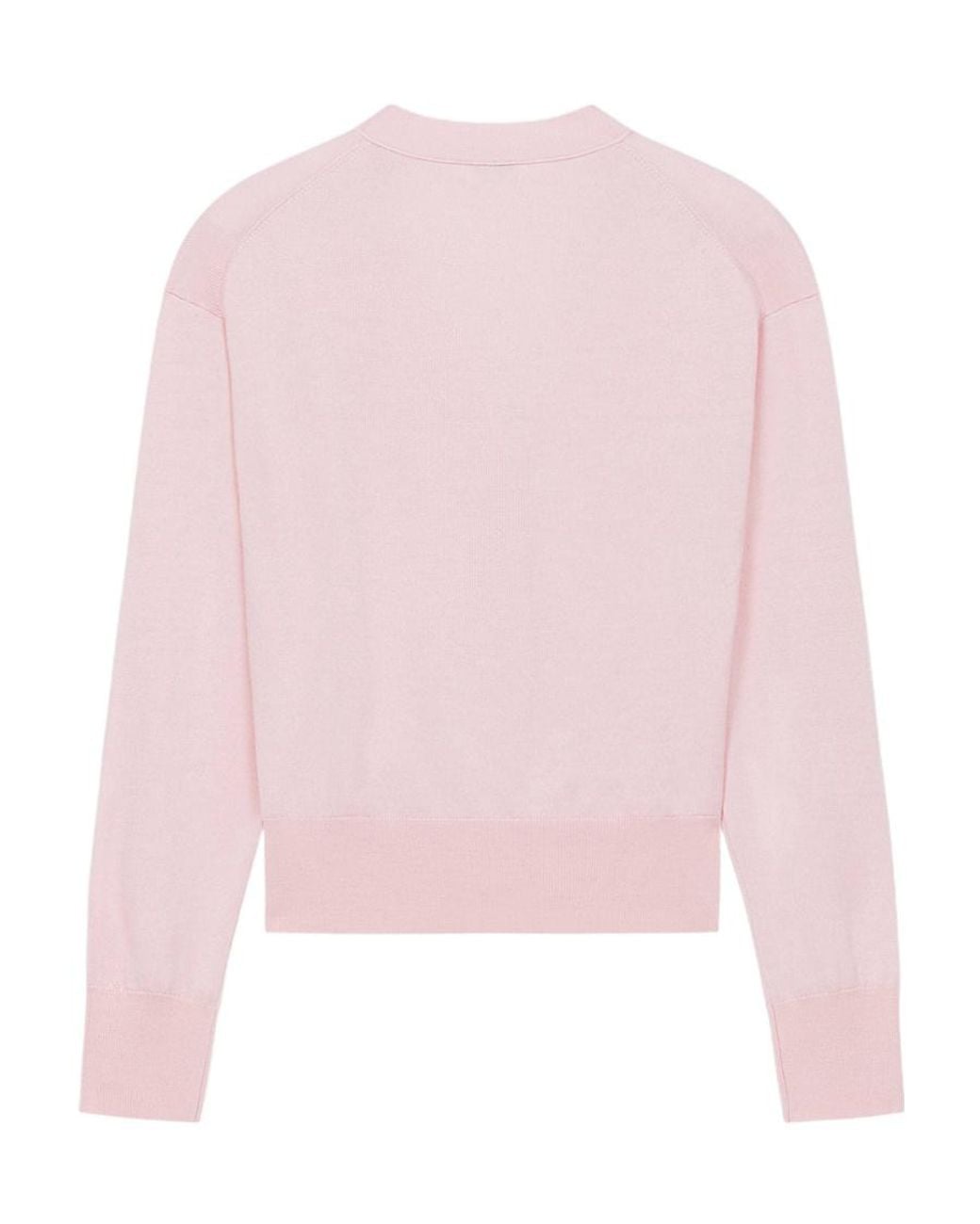 KENZO Pink 'Boke Flower' Wool Cardigan