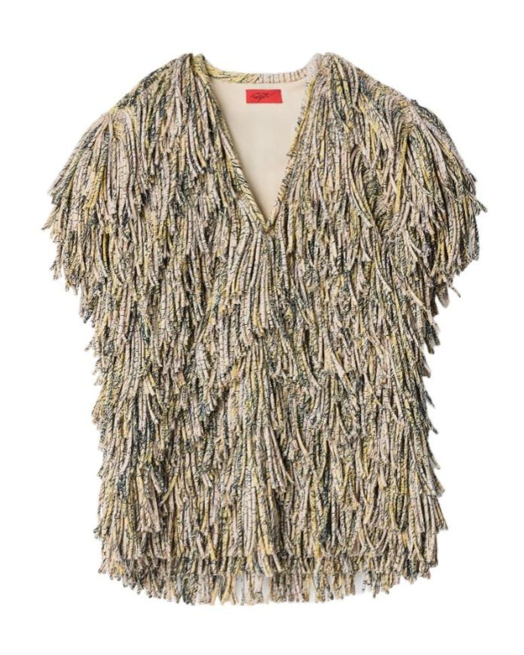 Lemaire Multicolor Flashback Fringed Top