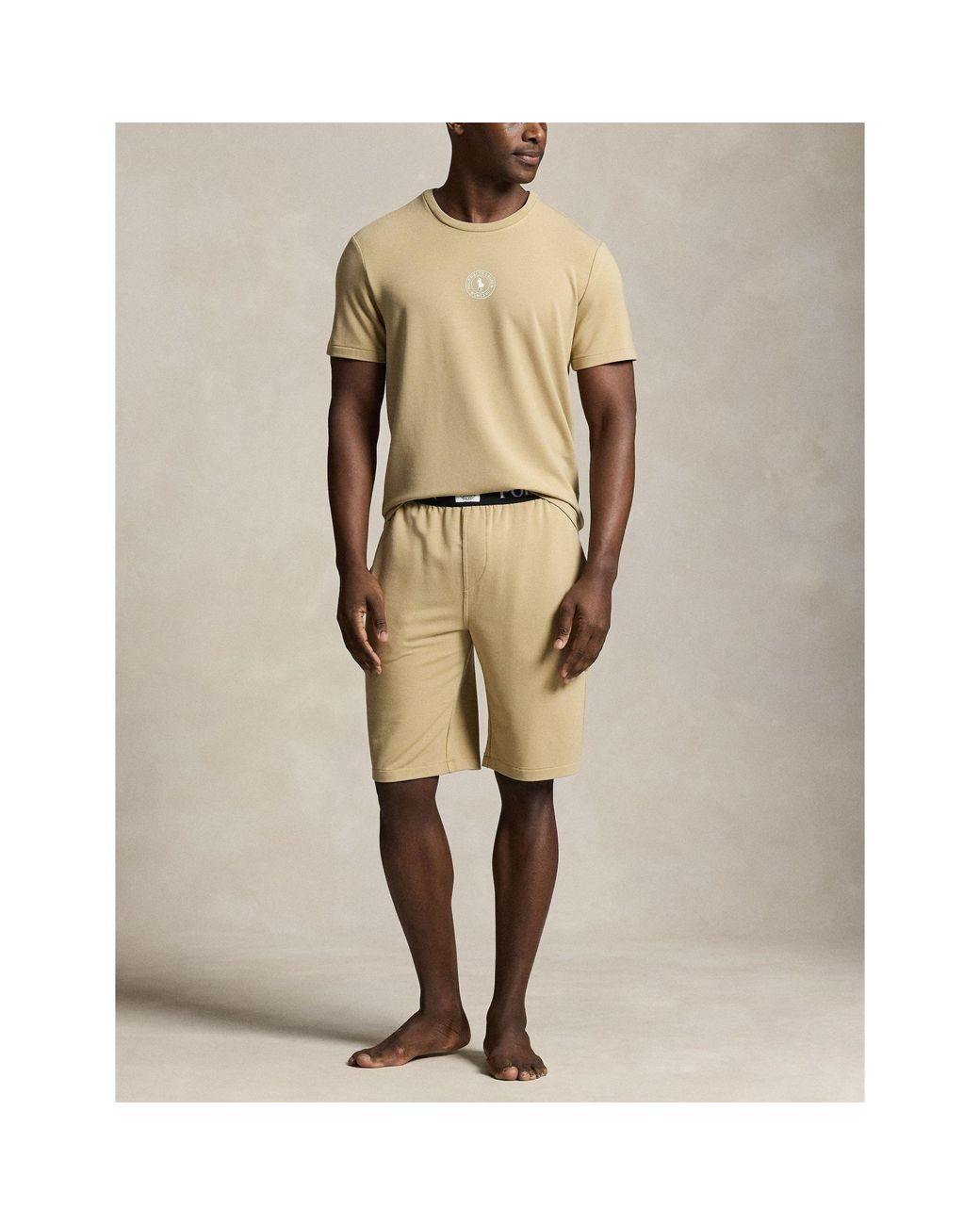 Polo Ralph Lauren Natural Puck Logo T-Shirt for men