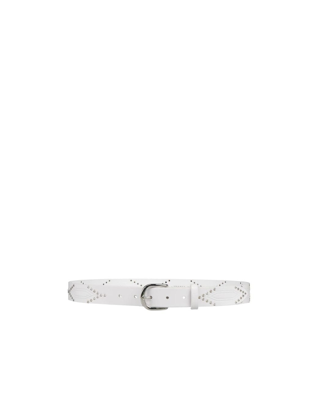Isabel Marant White Solidcolor Leather Belt