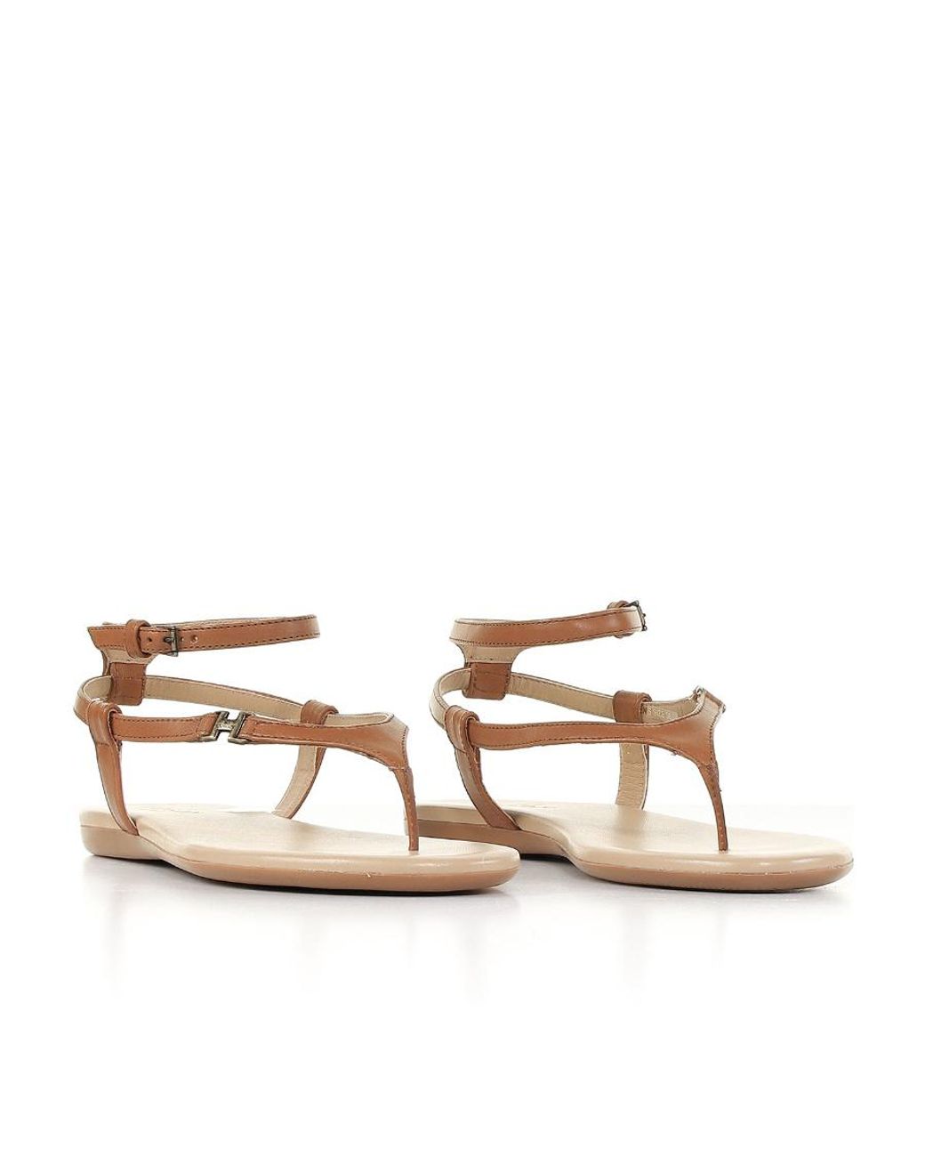 Hogan Brown Open Toe Sandals