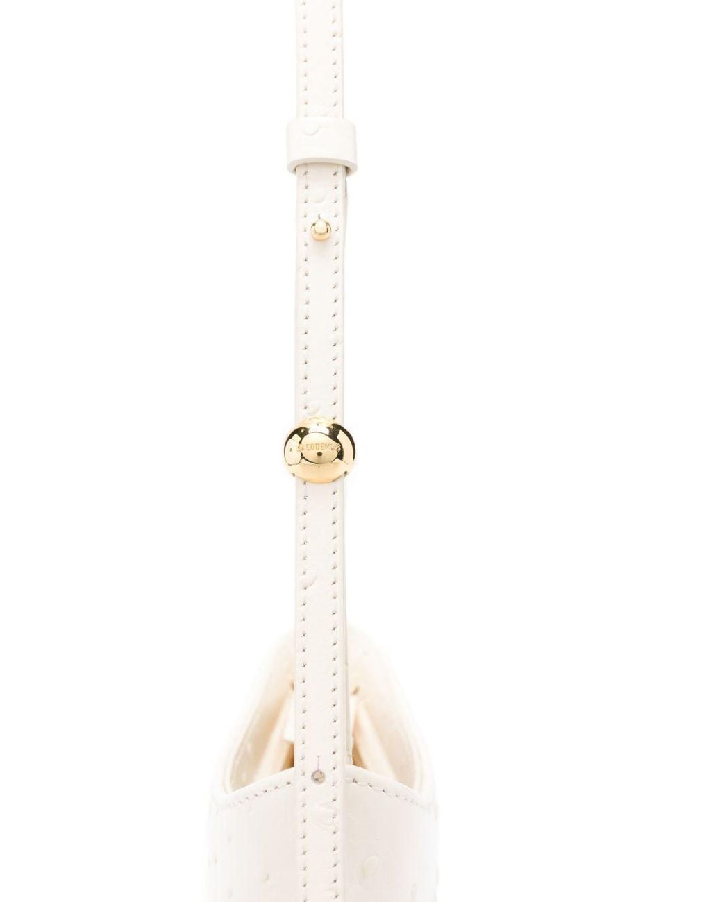 Jacquemus White The Berlingot Small Clasp Bag