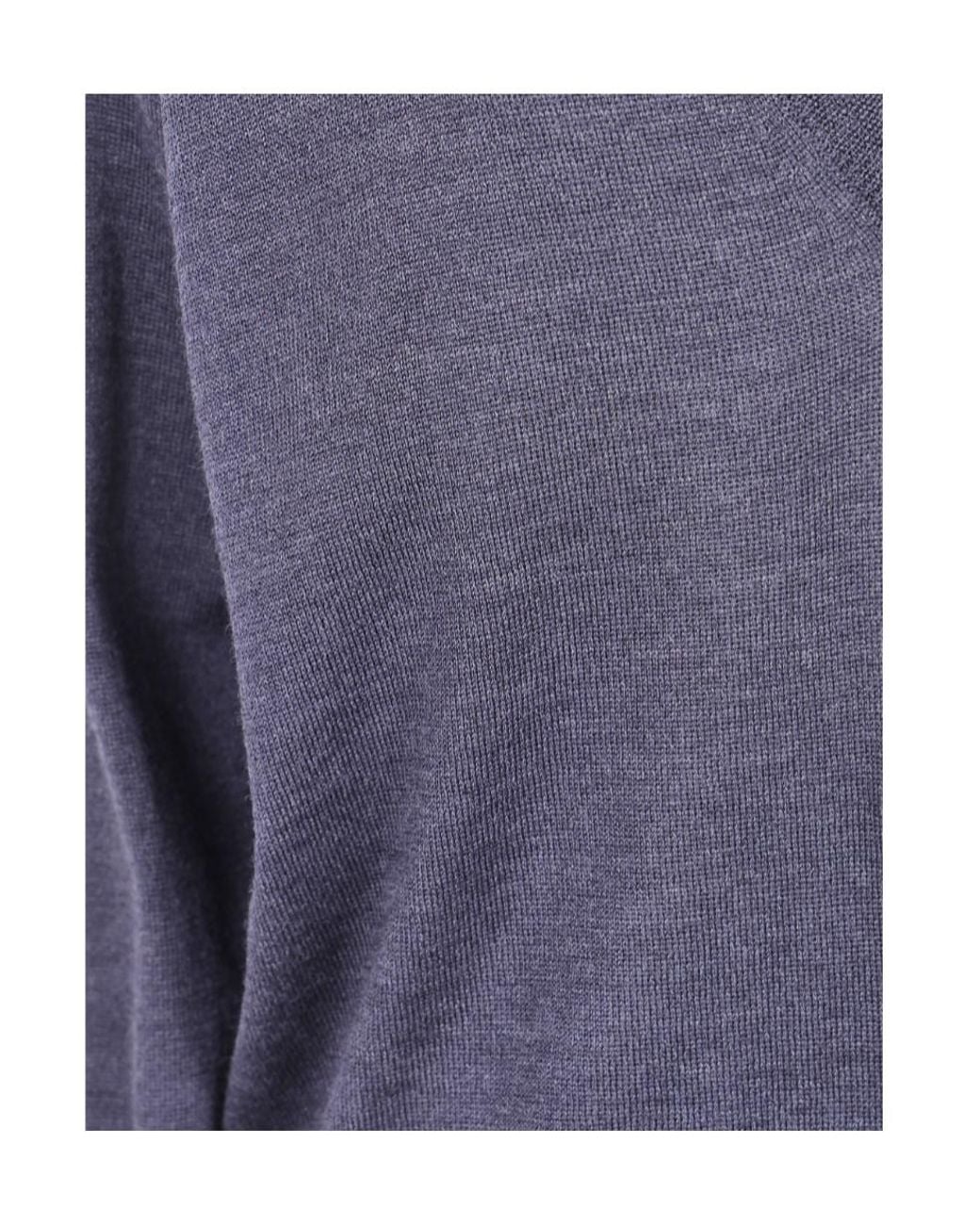 Nuur Blue V-Neck Sweater