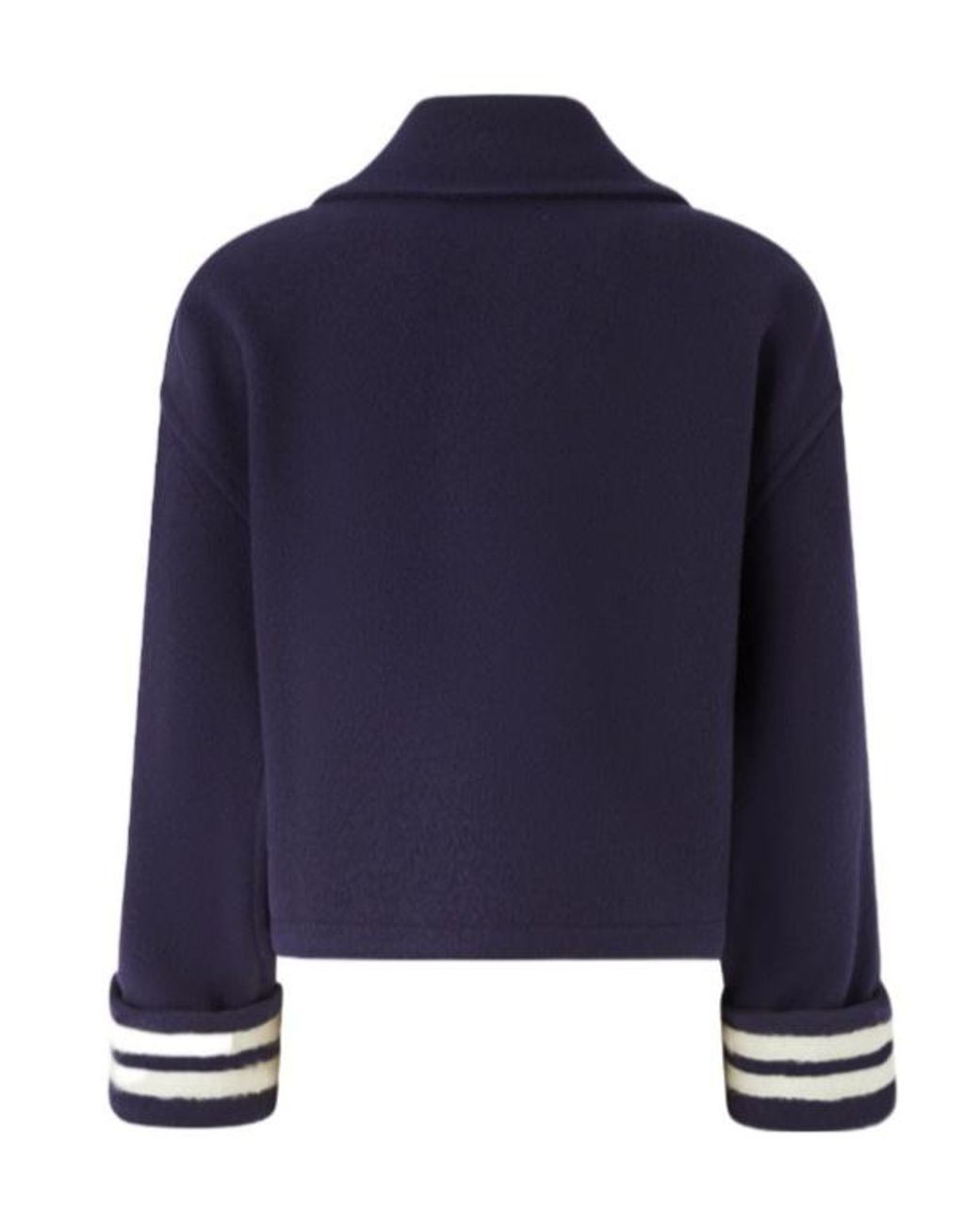 Pinko Blue Short Cloth Pea Coat