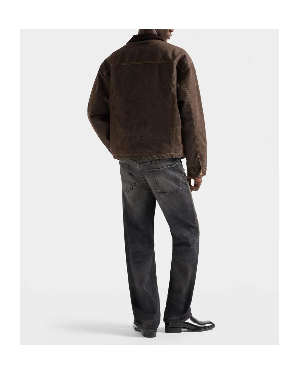 7 For All Mankind Gray Straight-Leg Jeans for men