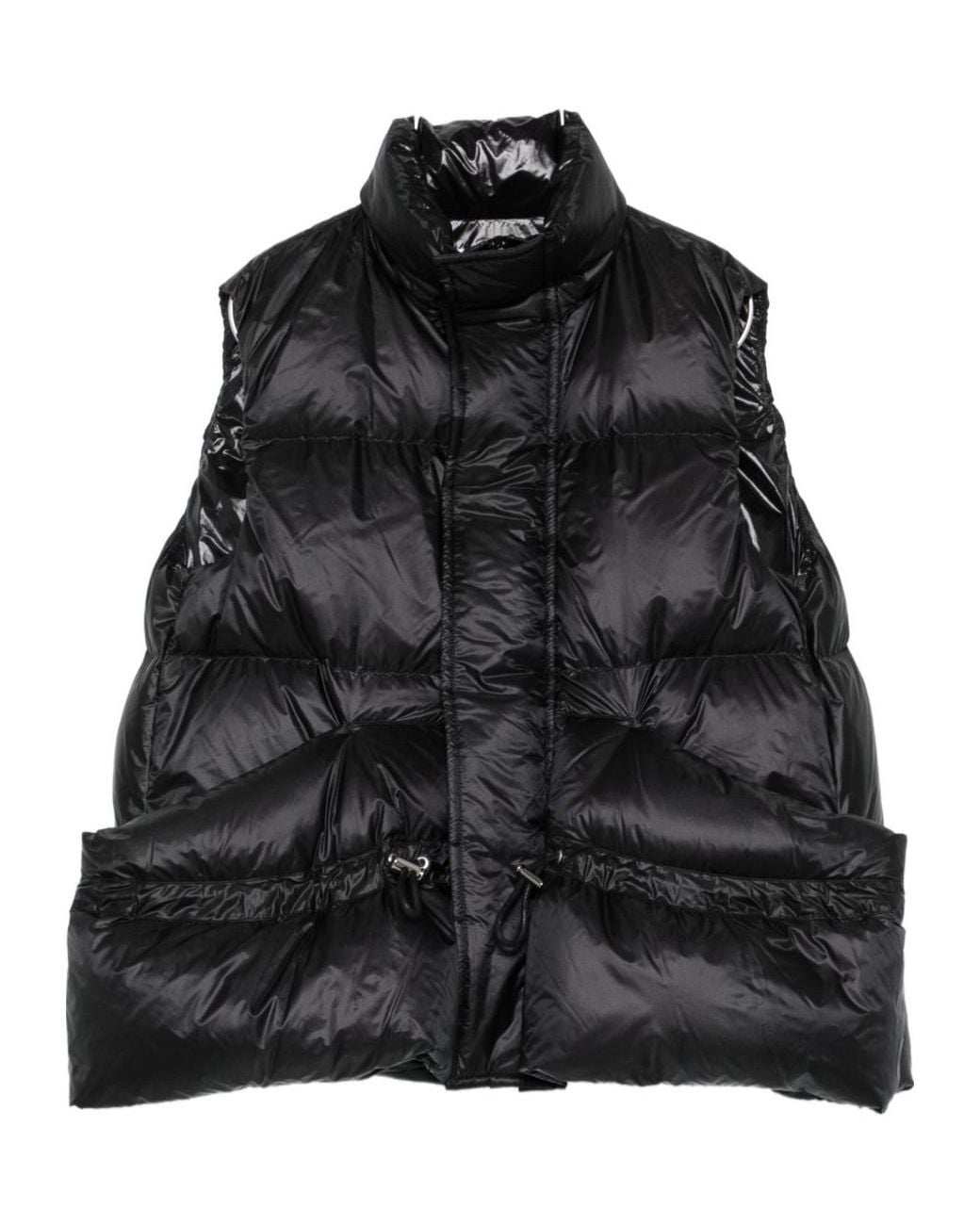 Sacai Black Puffer Down Vest