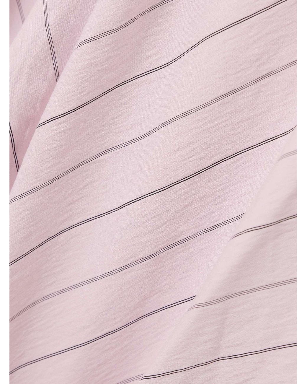 Proenza Schouler Pink Cutout Striped Woven Midi Dress