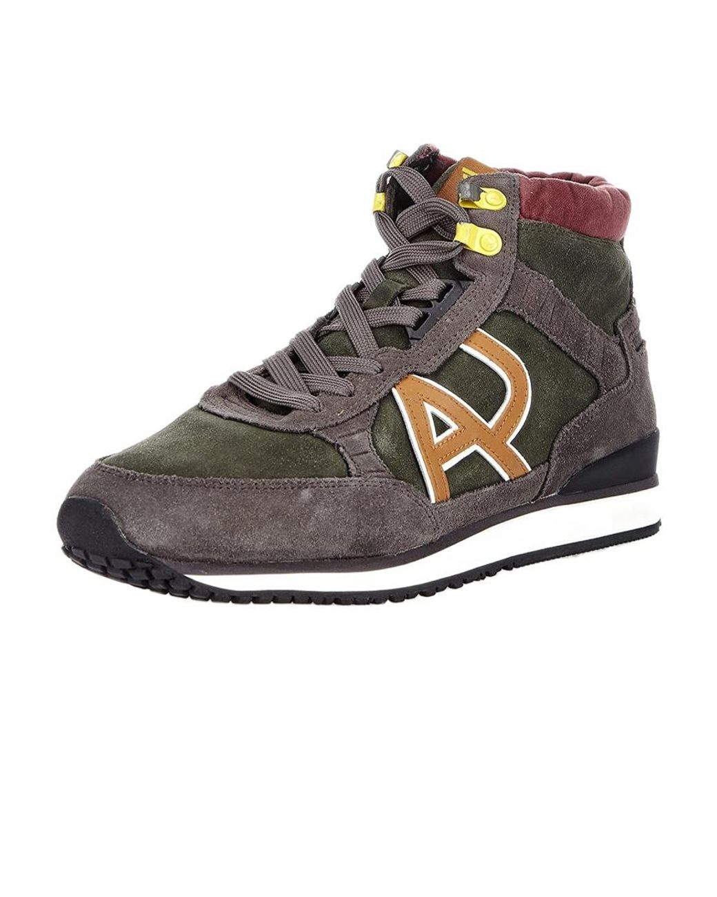 Armani Jeans Brown Logo Details Casual Sports Shoes for men