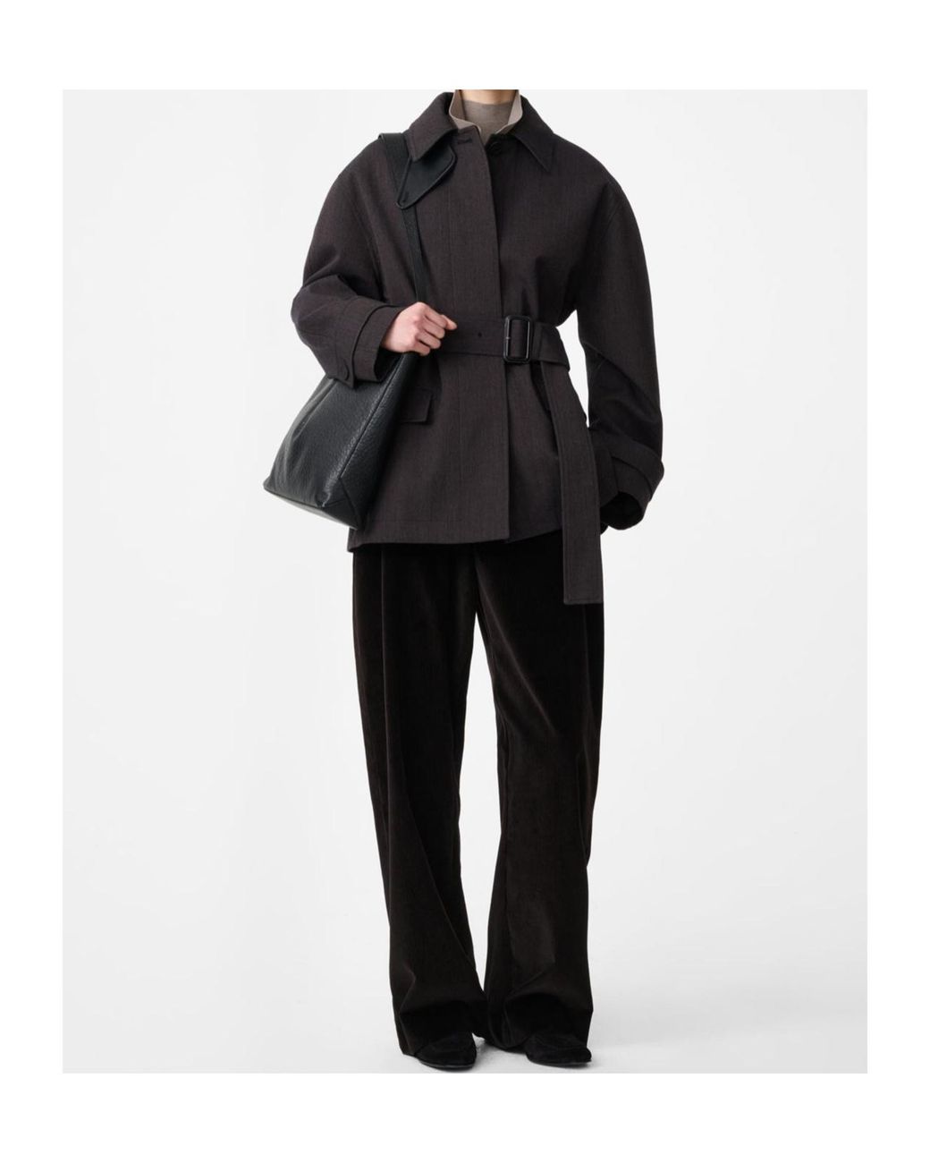 Studio Nicholson Brown Grange Relaxed Pants