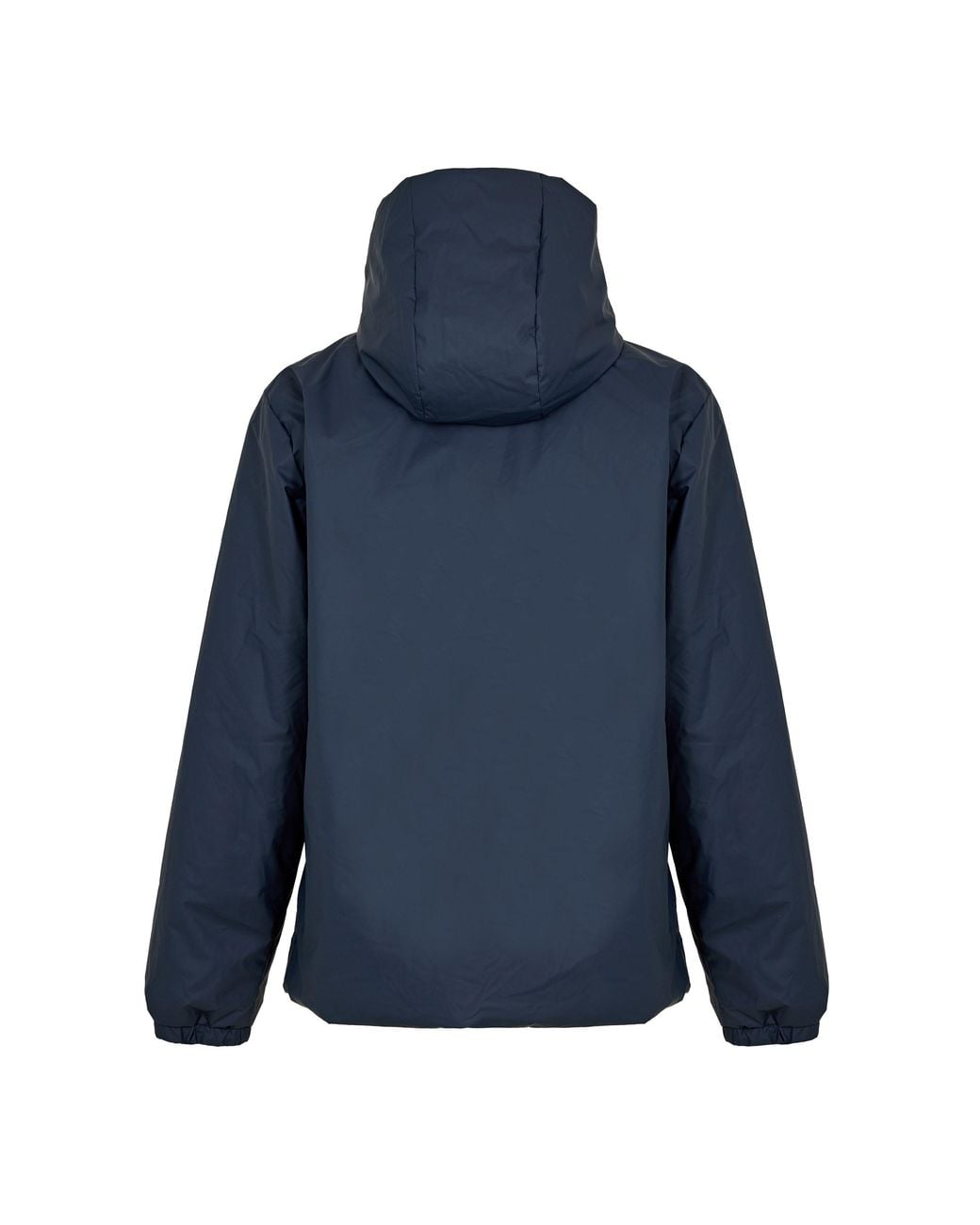 Rains Blue Lohja Hooded Padded Jacket With Zipper for men