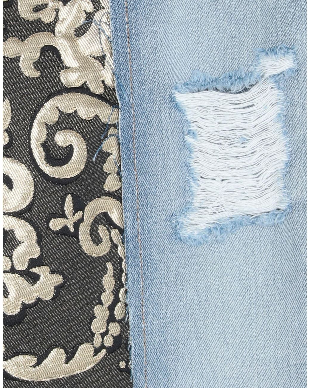Dolce & Gabbana Blue Momfit Jeans