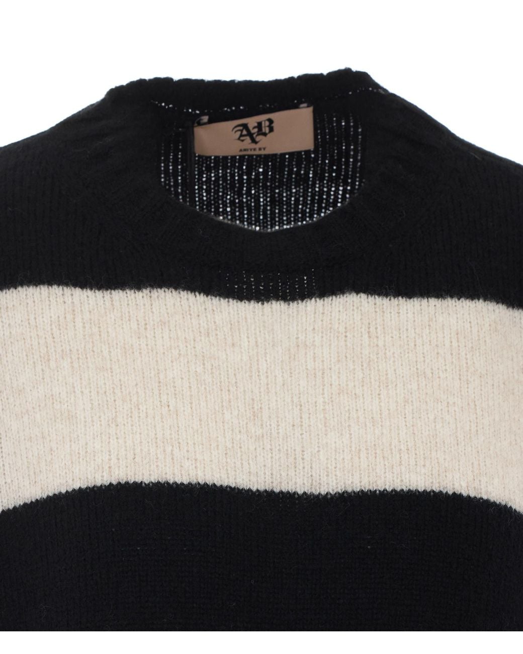 Aniye By Black Lilith Distressed Striped Knitted Sweater