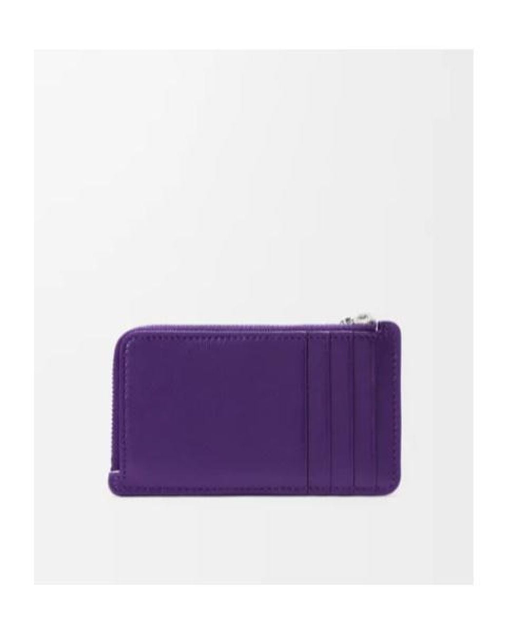 Loewe Purple Zipper Card Holder
