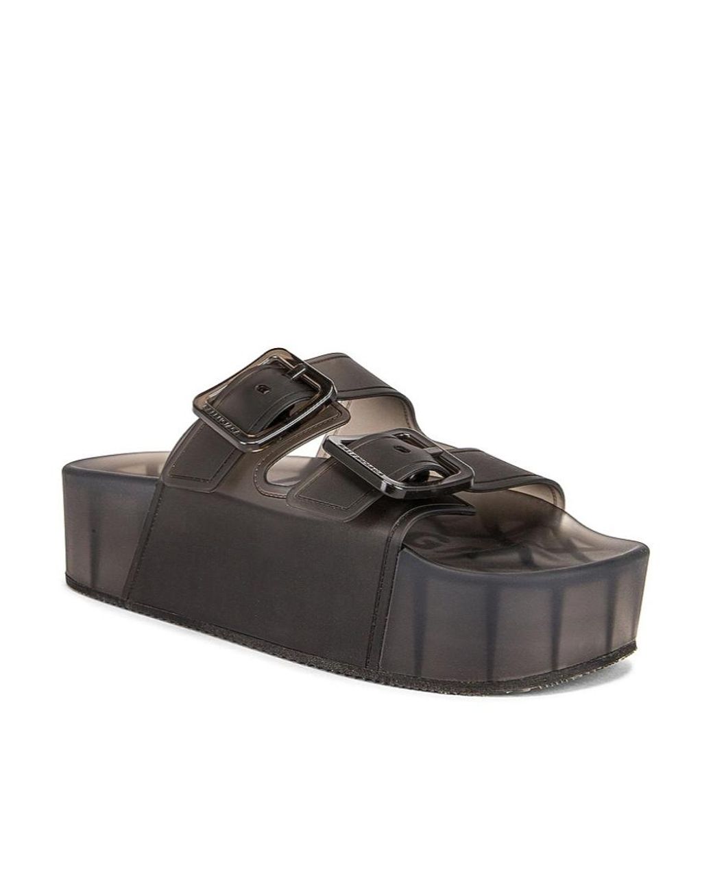 Balenciaga Black Mallorca Platform Sandals