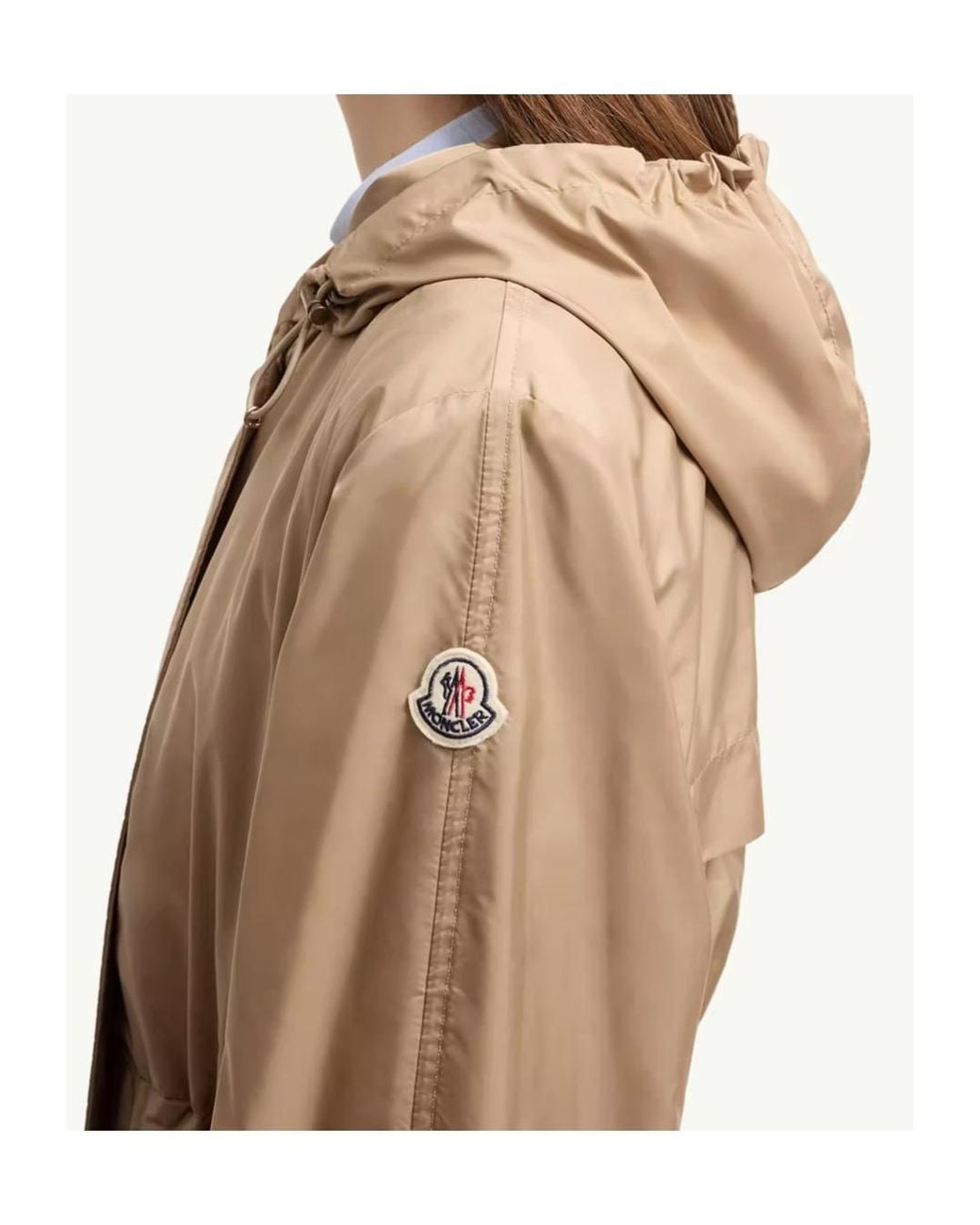 Moncler Natural Hiengos Hooded Coat