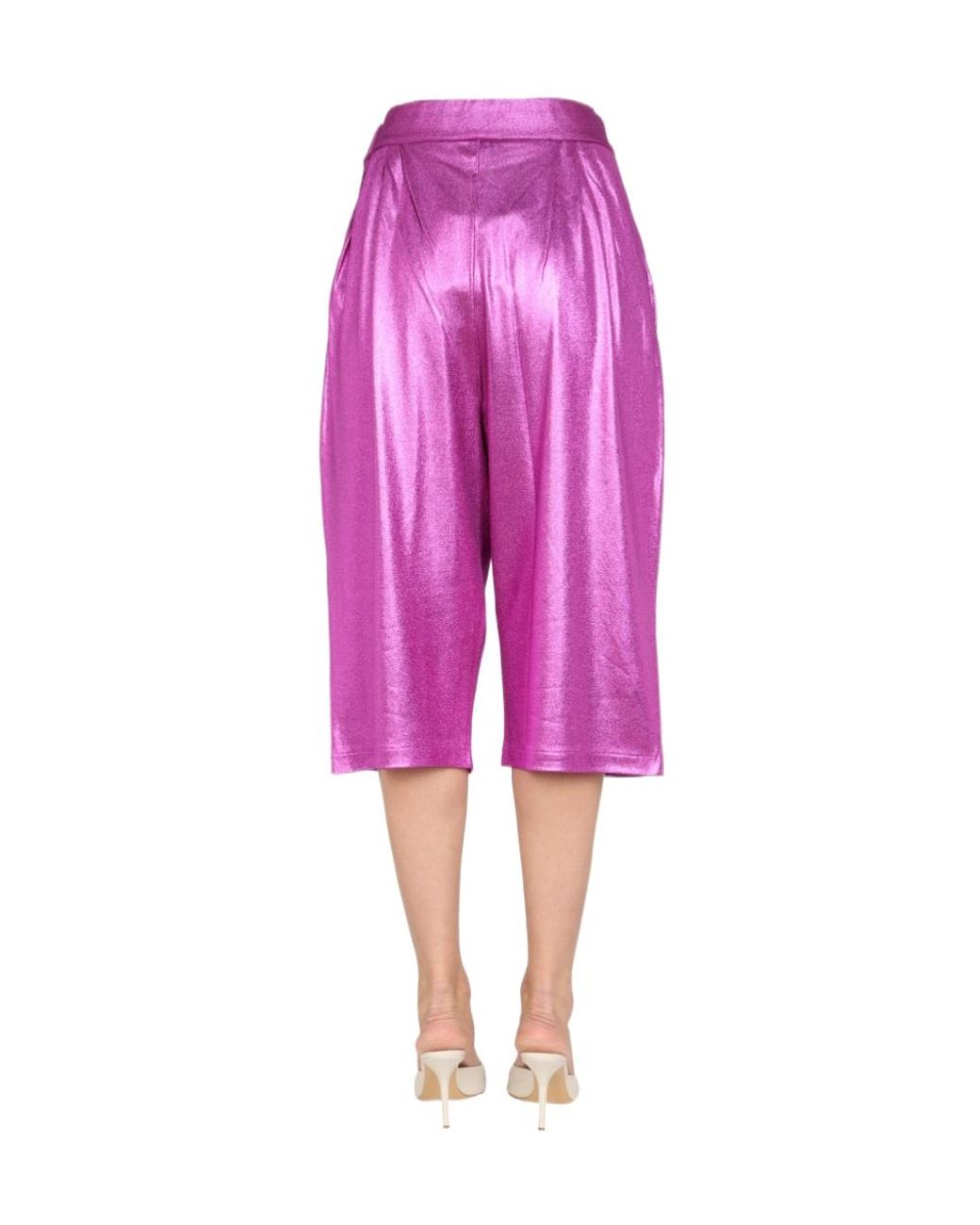 Tom Ford Pink Metallic Effect Bermuda Shorts