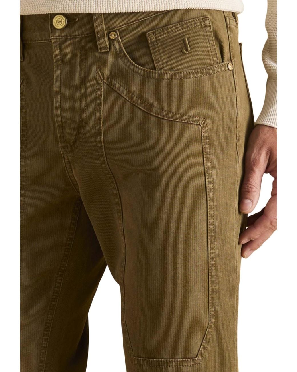 Jeckerson Green Belt Loop Jeans for men