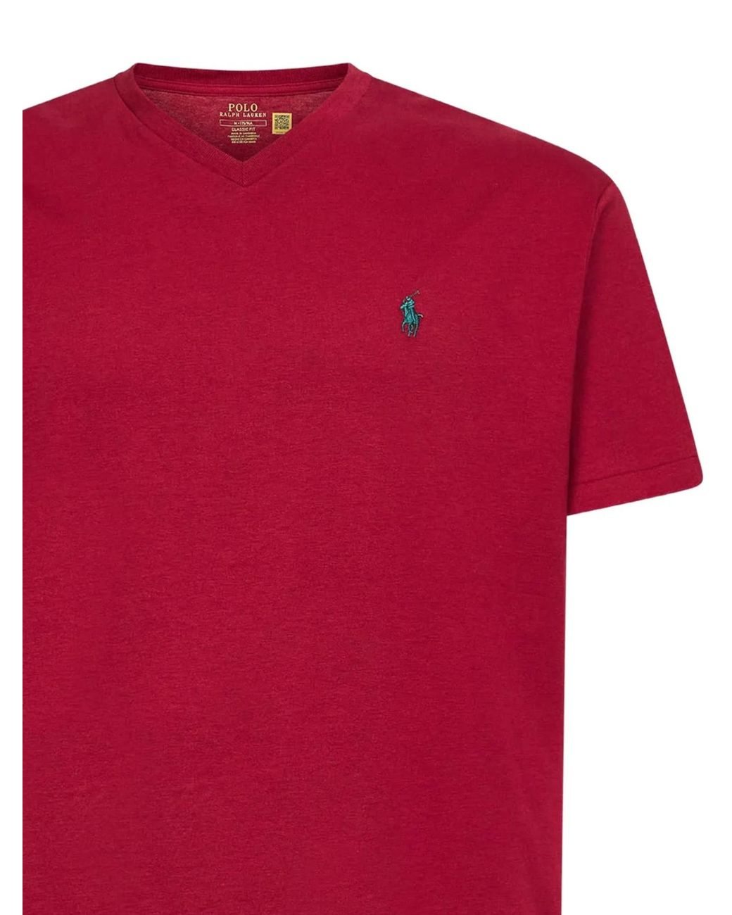 Polo Ralph Lauren Logo Embroidered V-Neck T-Shirt for men