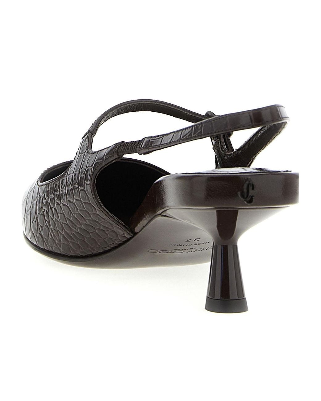 Jimmy Choo Black Didi 45 Slingback Pumps