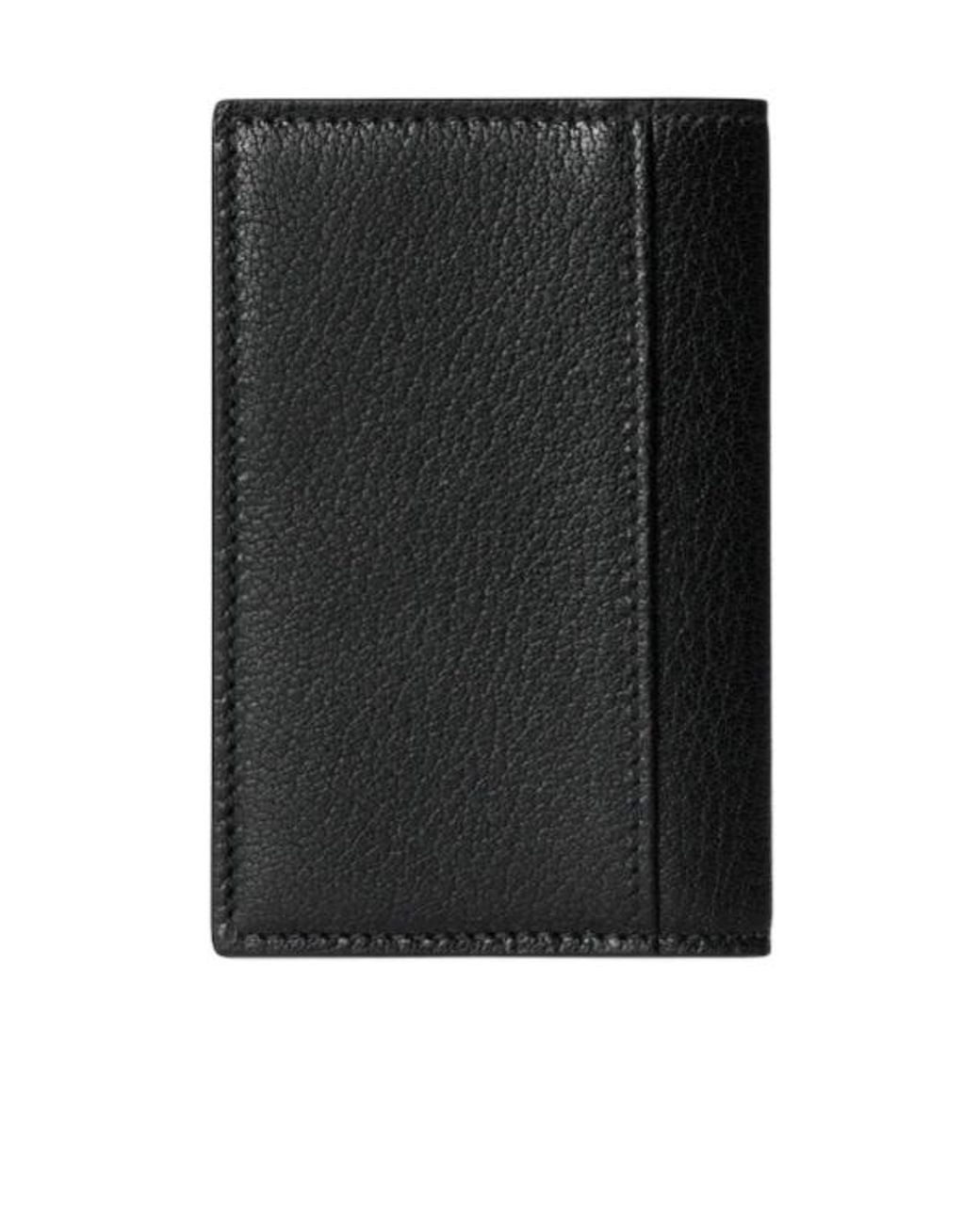 Gucci Black Lira Card Case for men
