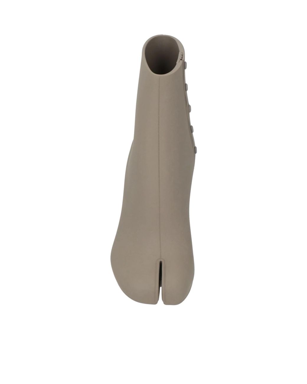 Maison Margiela Gray Minimalist Solid-Color Ankle Boots
