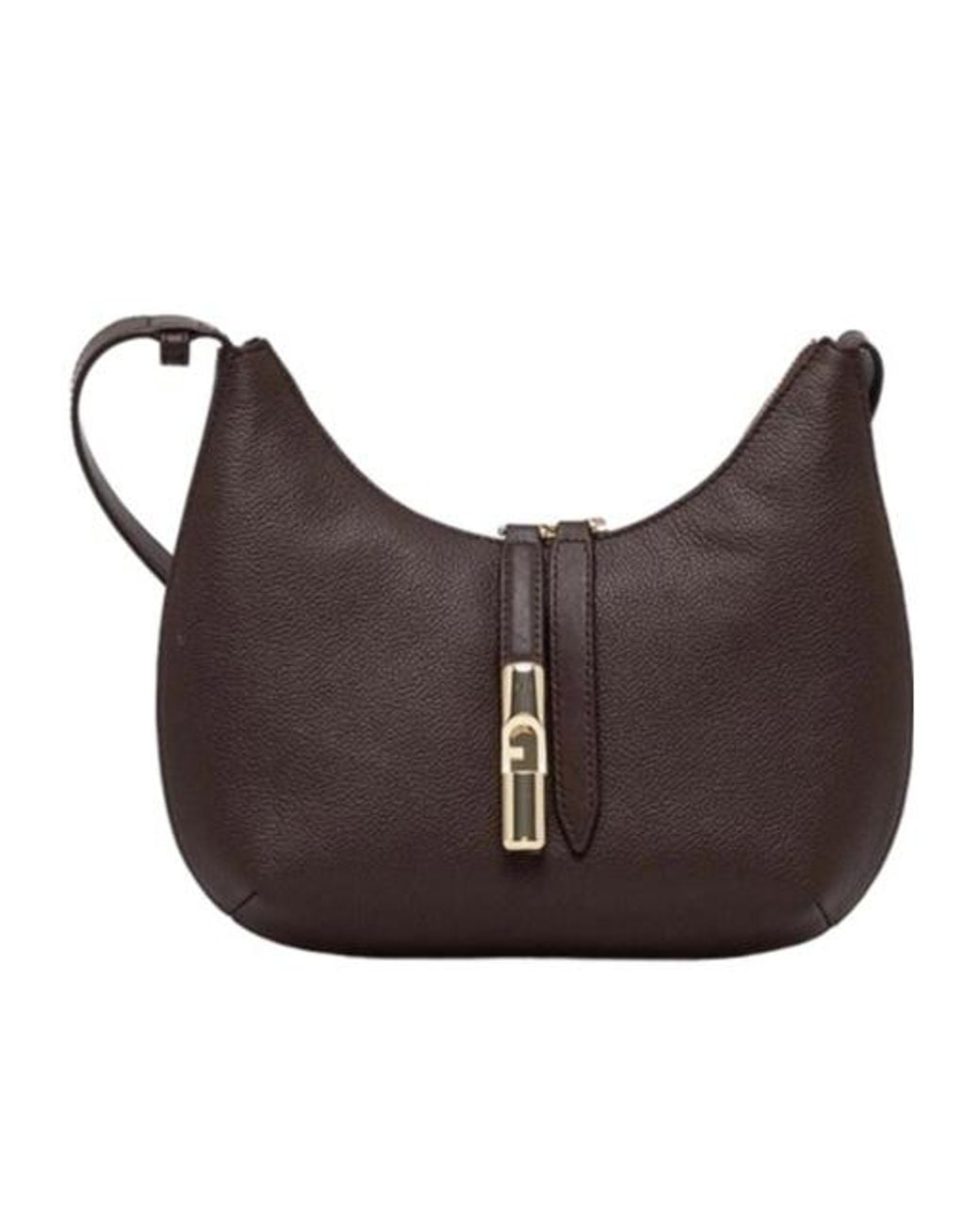 Furla White Goccia S Shoulder Bag