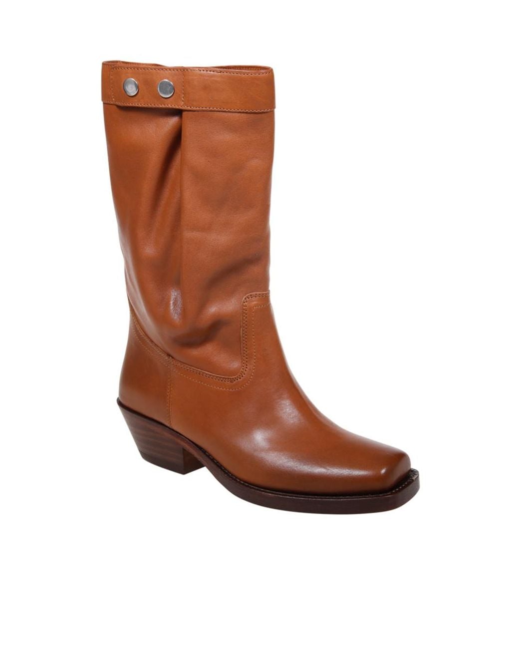 Isabel Marant Brown Ademe Square Toe Biker Boots
