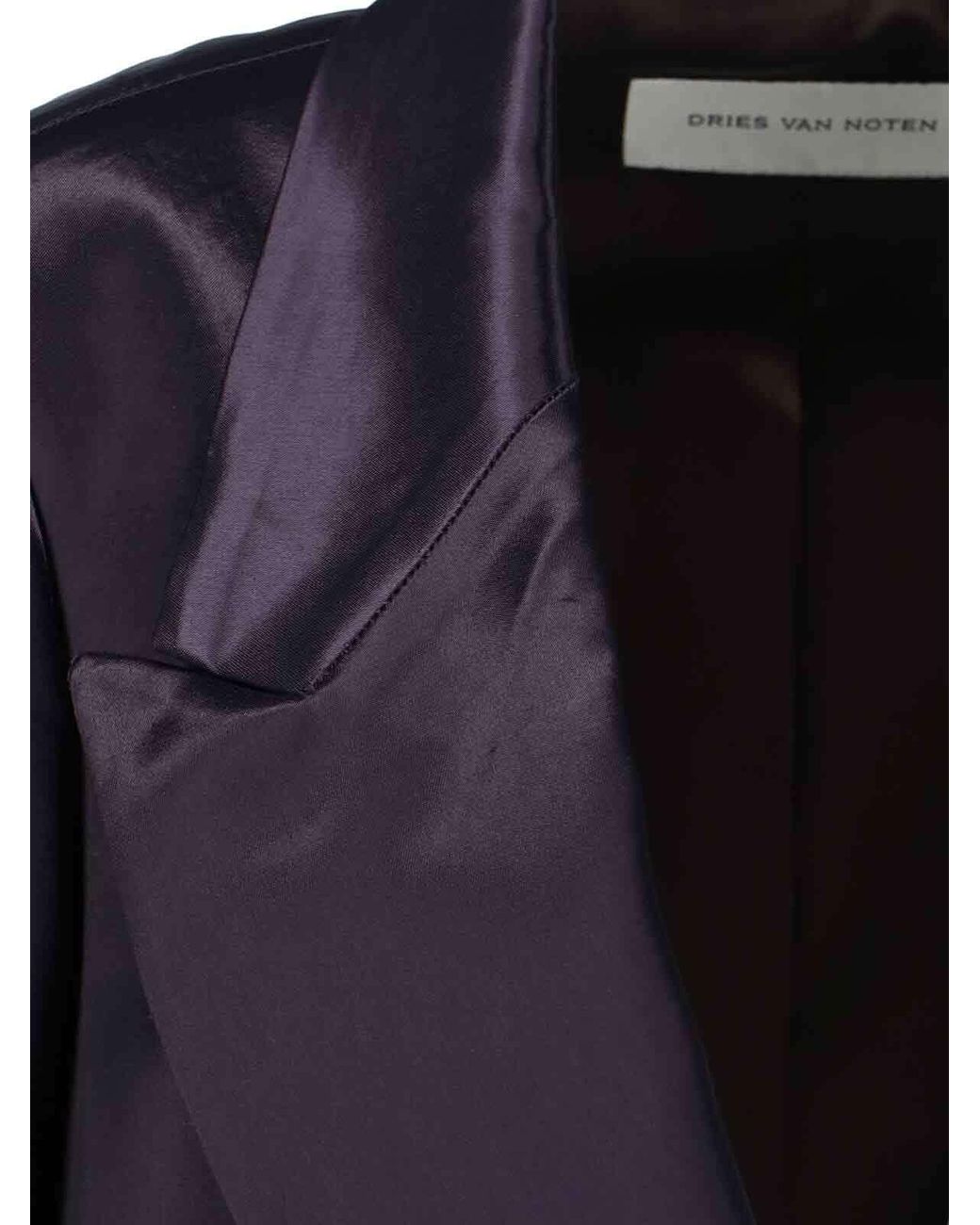 Dries Van Noten Blue Long-Sleeved Blazer