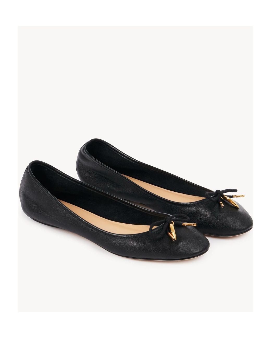 Chloé Black Chlo Iris Ballerina Shoes