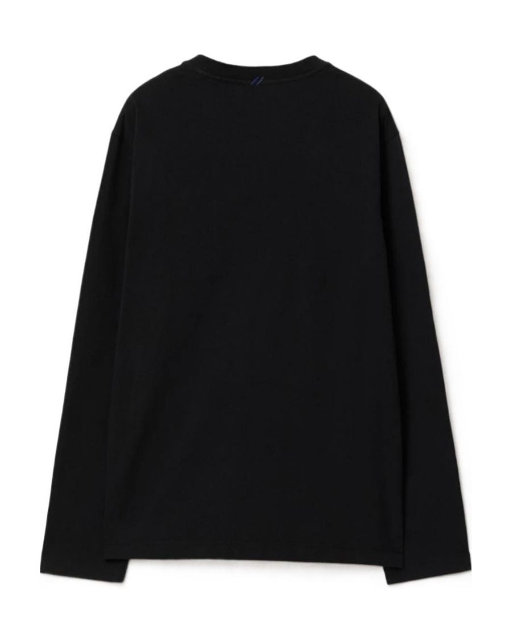 Burberry Black Logo-Detailed Long-Sleeved Crewneck T-Shirt for men
