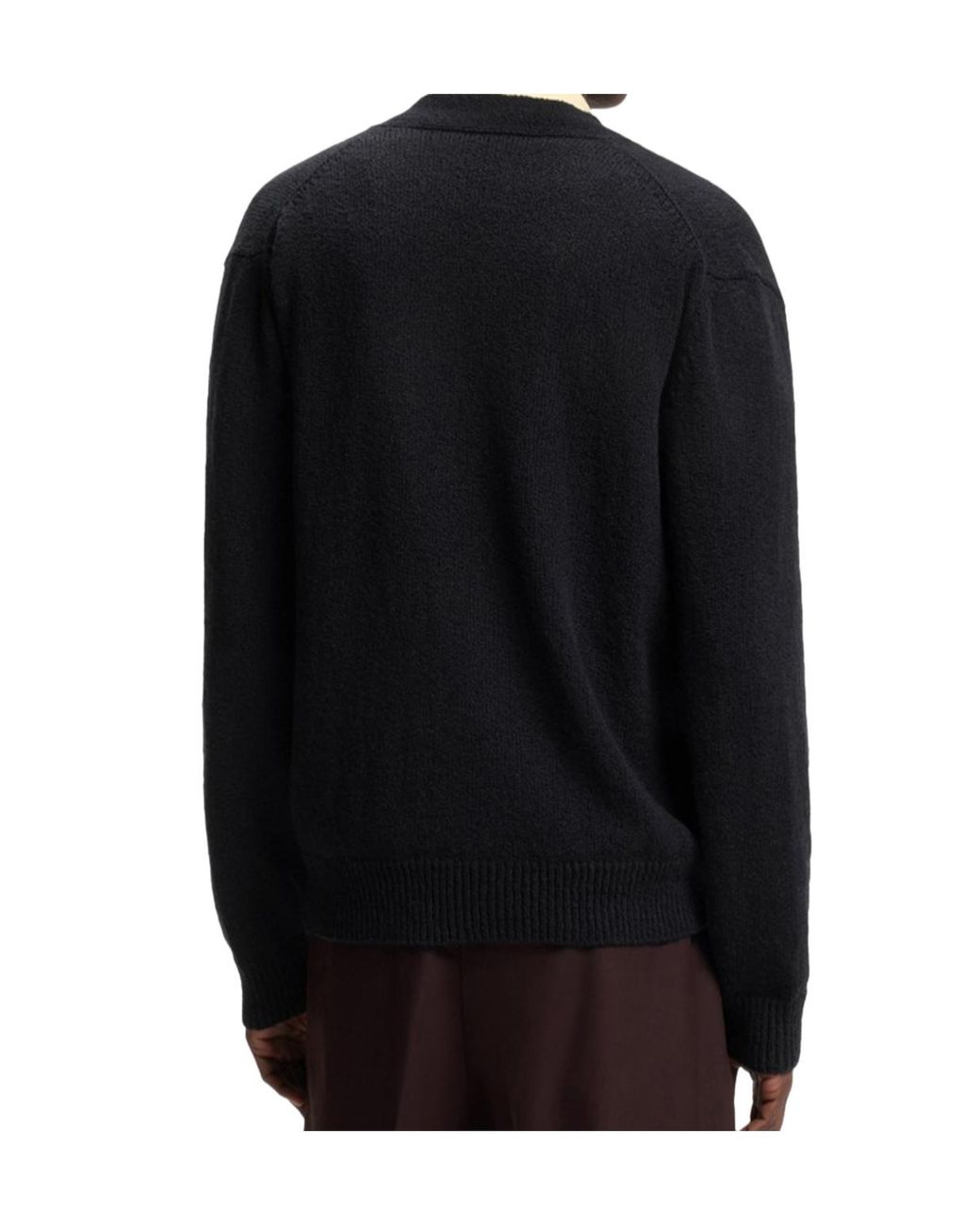 Boss Black Boss Buttoned V-Neck Cardigan for men