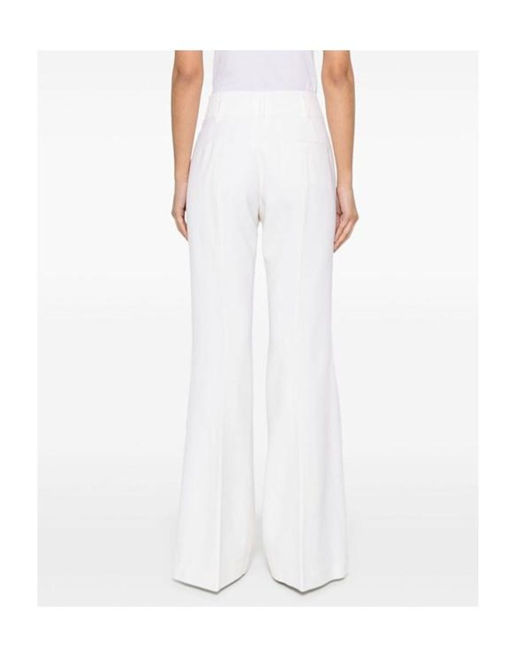 Gabriela Hearst White Bell-Bottoms