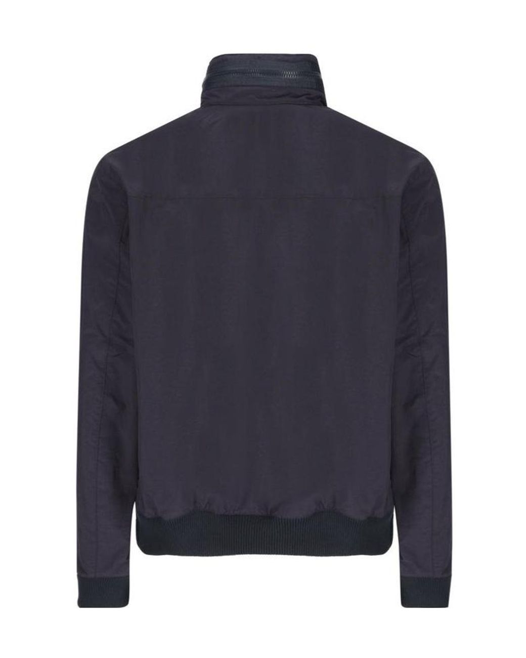 Fay Blue High Collar Jacket for men