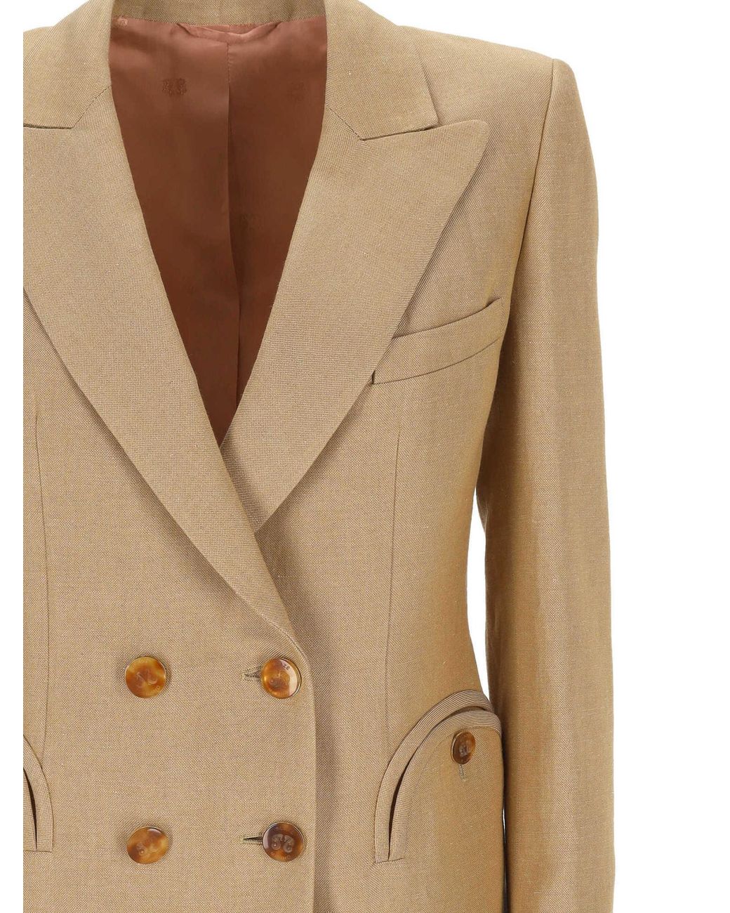 Blazé Milano Natural Blazé Milano Renegade Charmer Double-Breasted Blazer