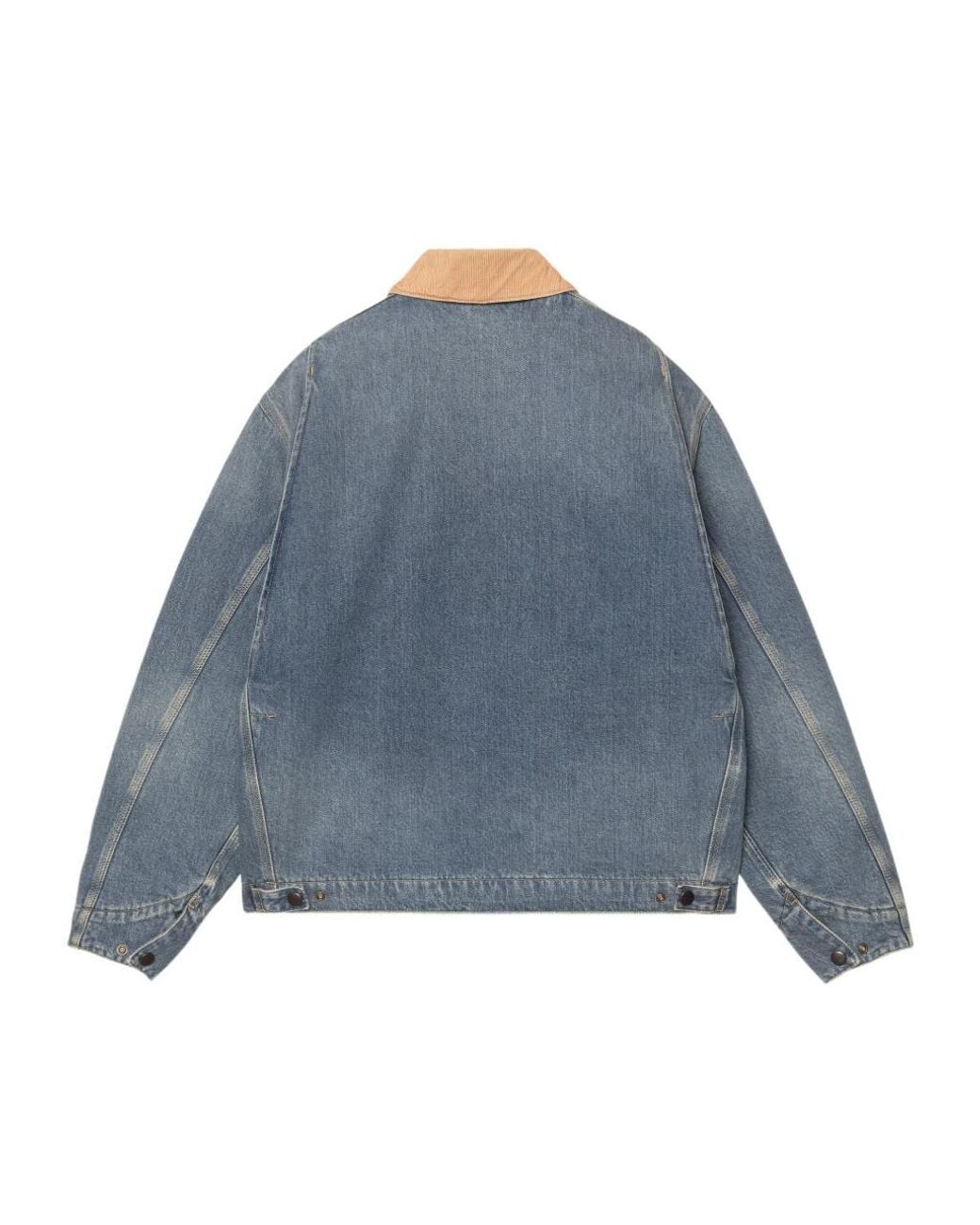 Carhartt Blue Detroit Cord-Collar Denim Jacket for men