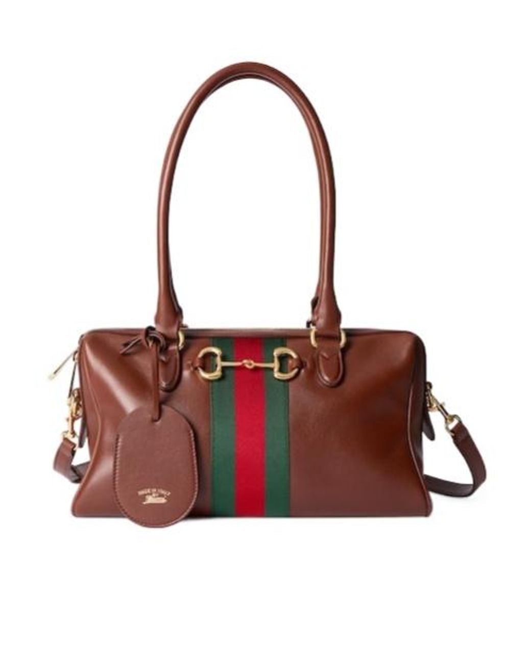 Gucci Red Borsetto Medium Boston Bag