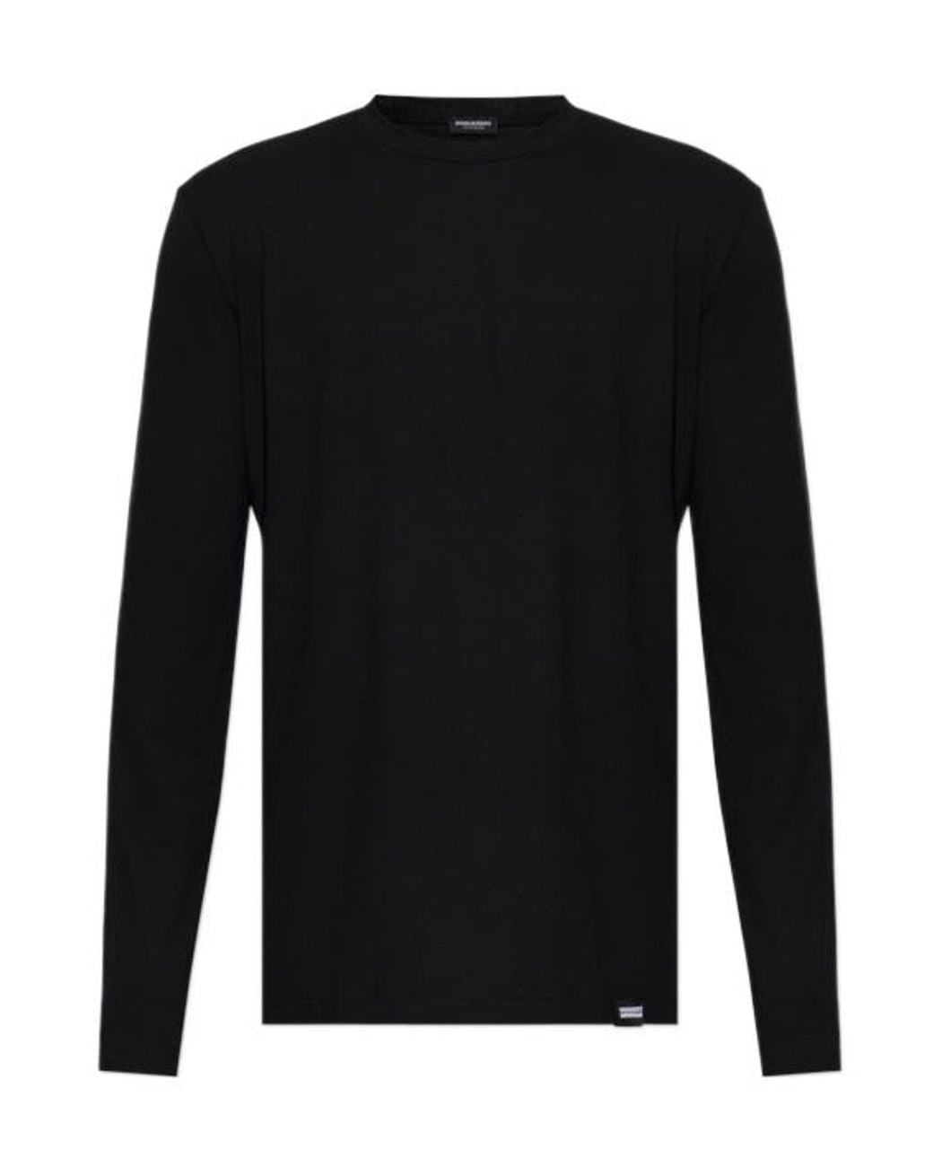 DSquared² Black Long-Sleeve T-Shirt for men