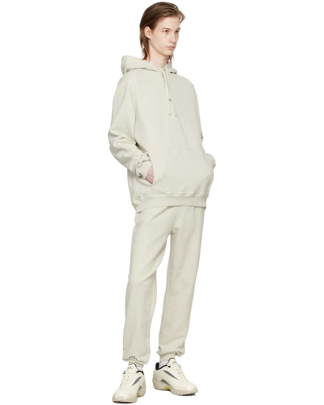 A_COLD_WALL* White A-Cold-Wall* Vector Lace-Up Sneakers for men