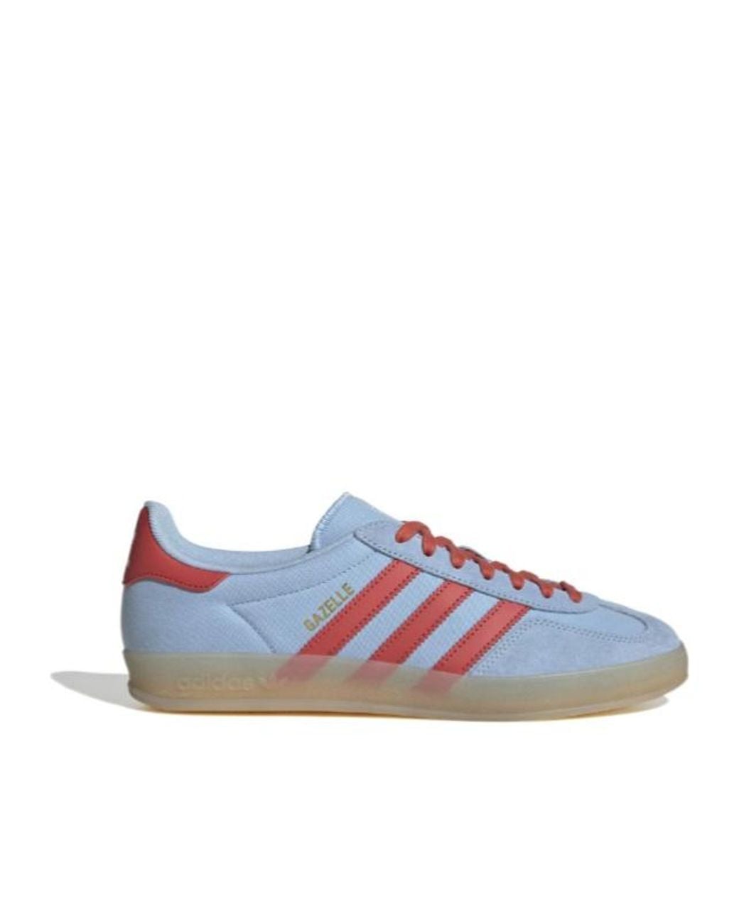 Adidas Originals Blue Gazelle Indoor Lace-Up Sneakers for men