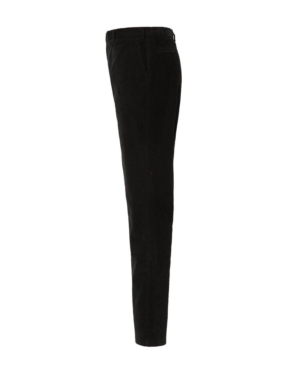 Armani Collezioni Black Straight Casual Pants for men