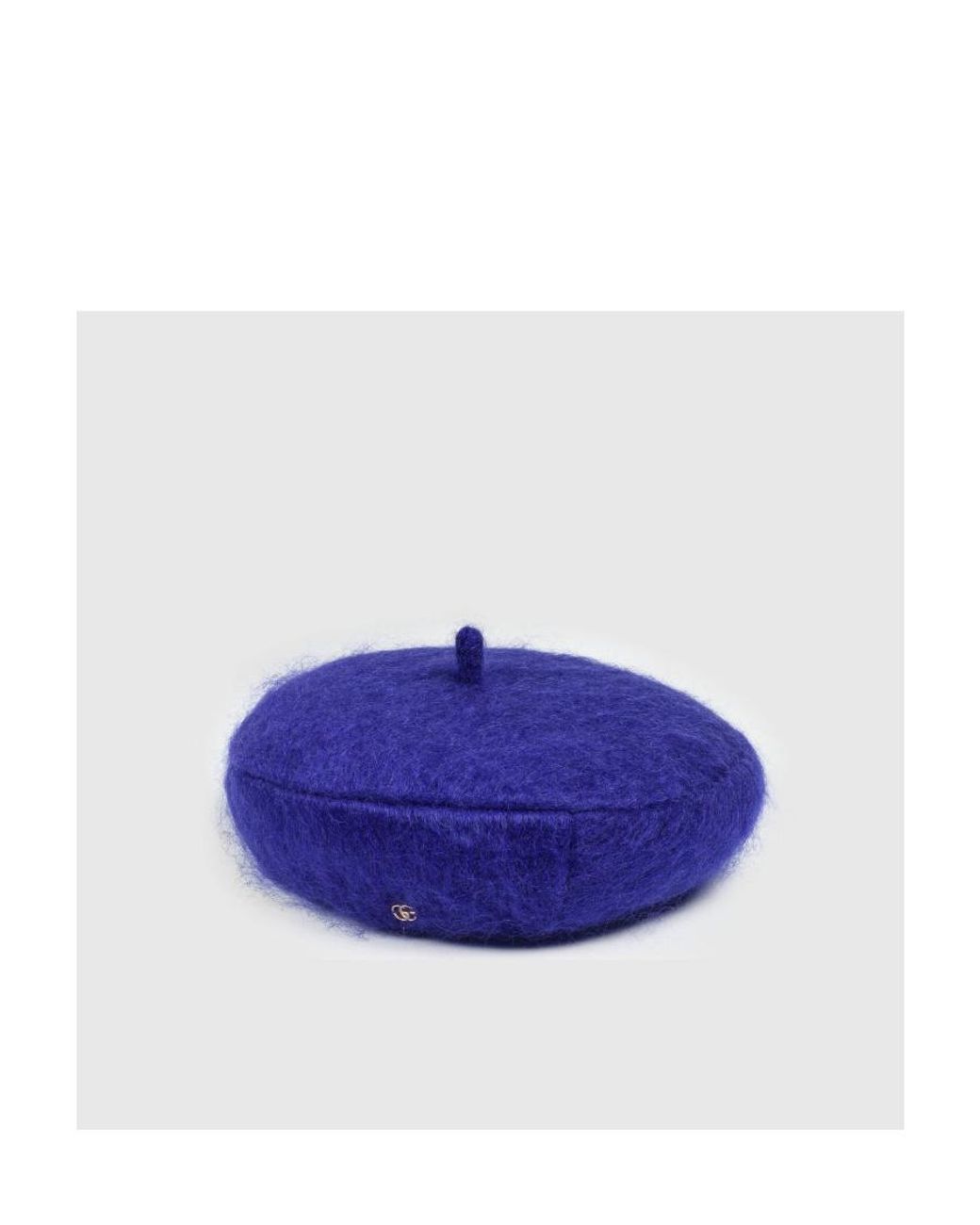 Gucci Blue Gg Felt Beret