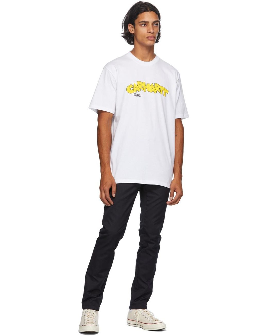 Carhartt Black Straight-Leg Trousers for men