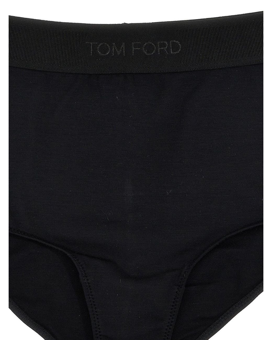 Tom Ford Black High Waist Briefs