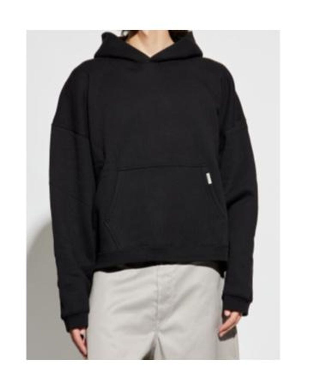 Represent Black Pocket Hooded Sweater for men