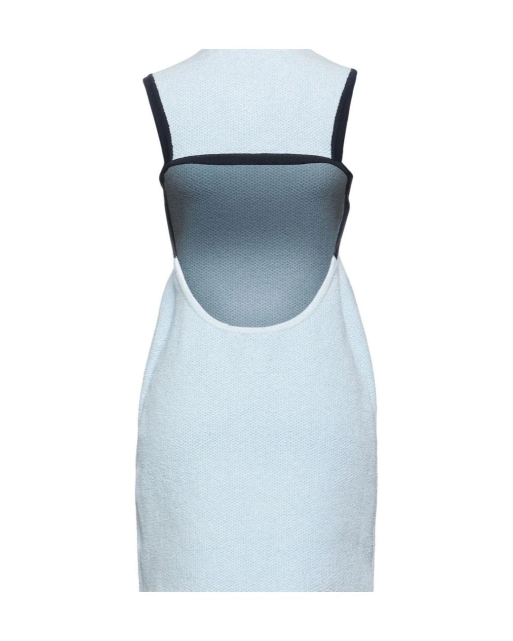 Jacquemus Blue Sleeveless Two-Color Dress