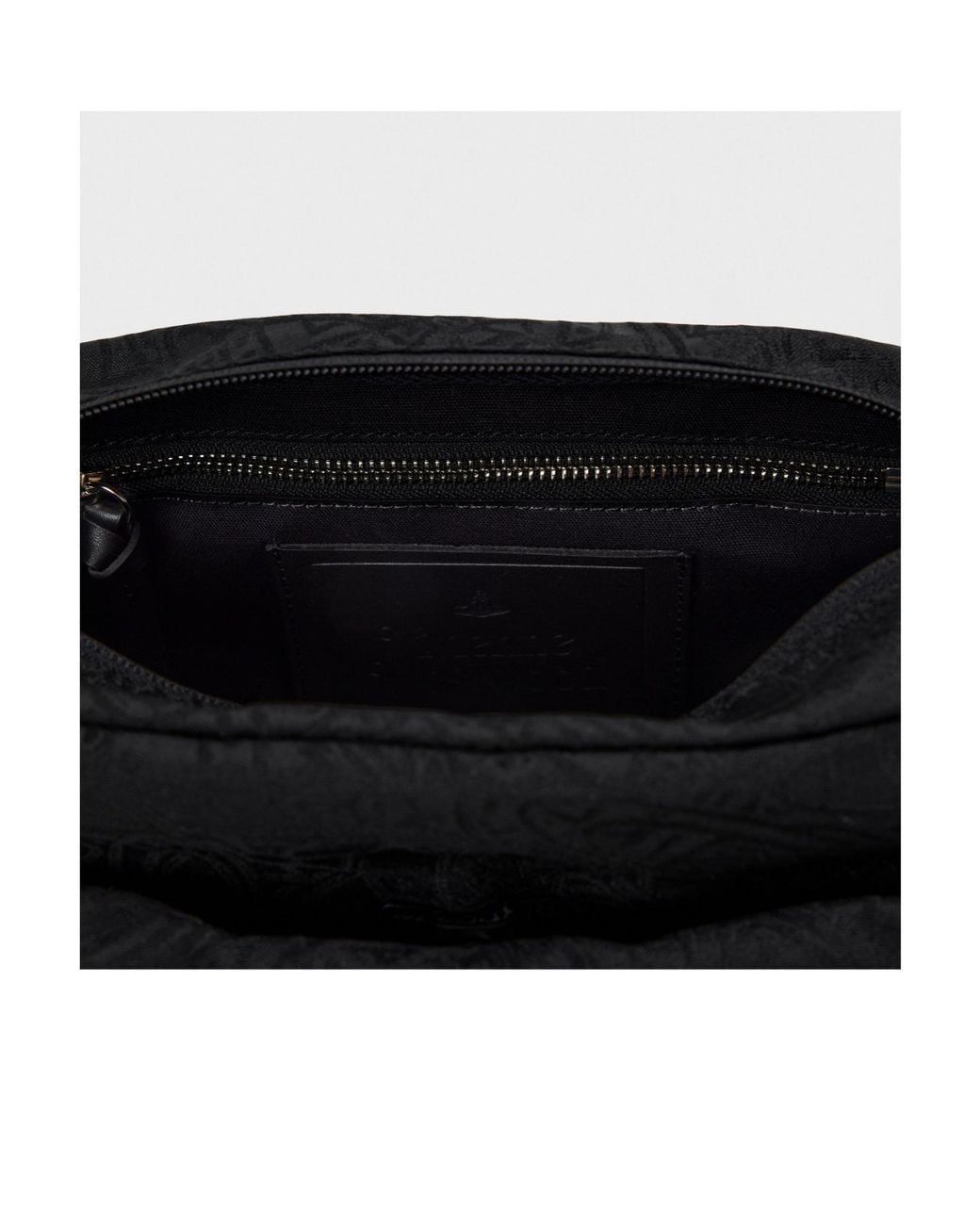 Vivienne Westwood Black Jacquardnylon Crossbody Bag for men