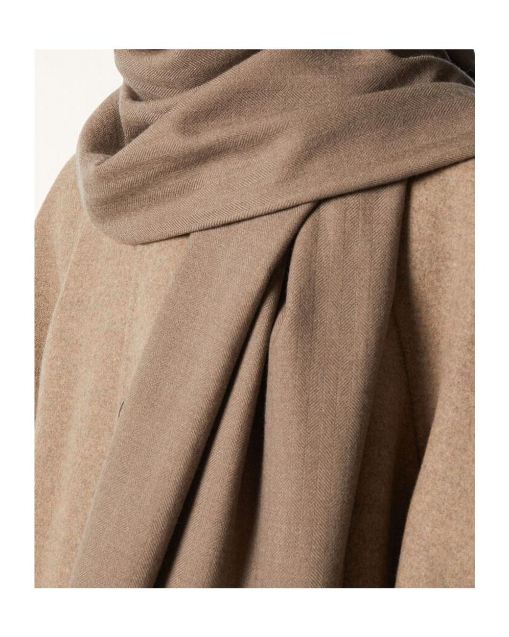 Loro Piana Brown Hallet Scarf for men