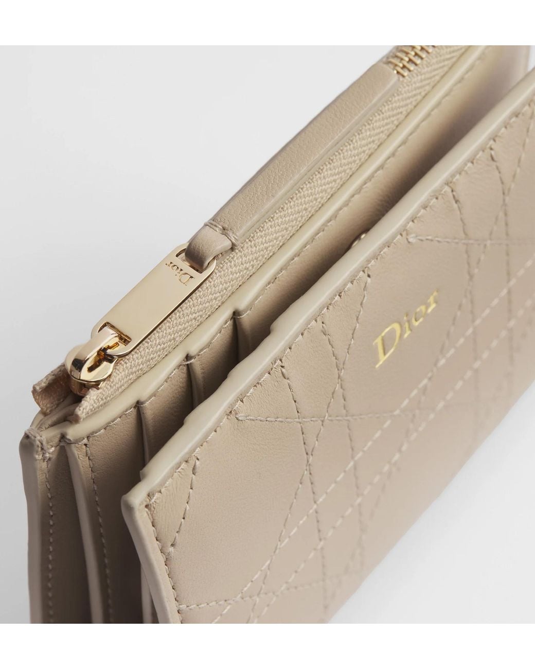 Dior Natural Trianon Dahlia Wallet